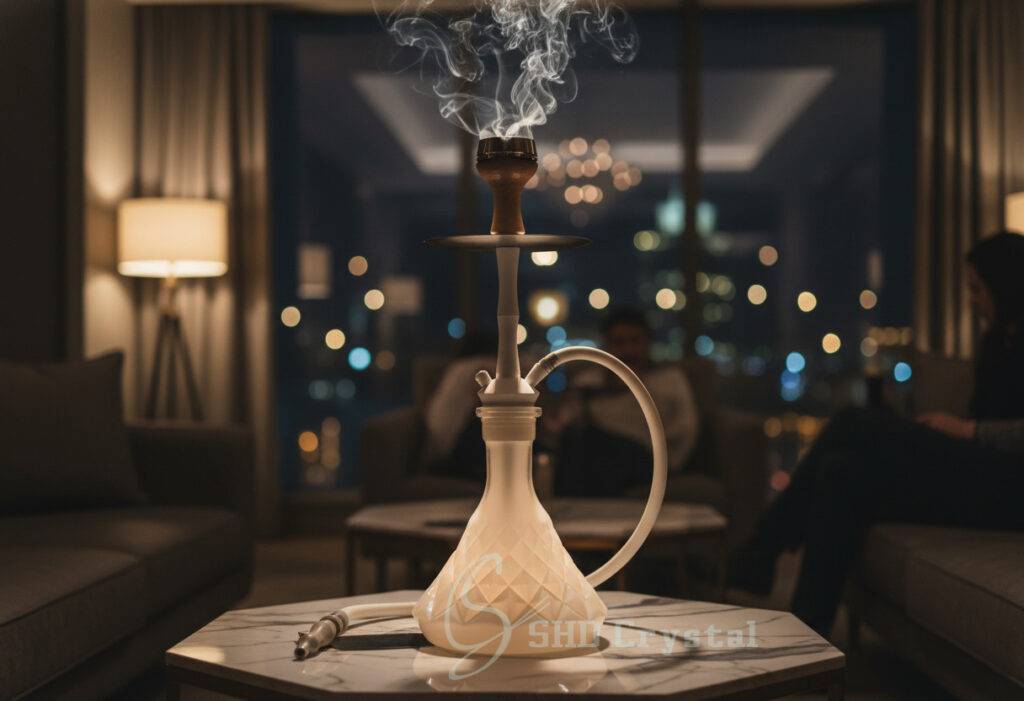 engraved hookah bottle design