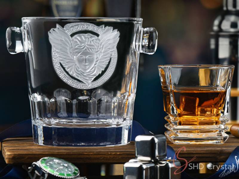 Custom Glass Ice Buckets