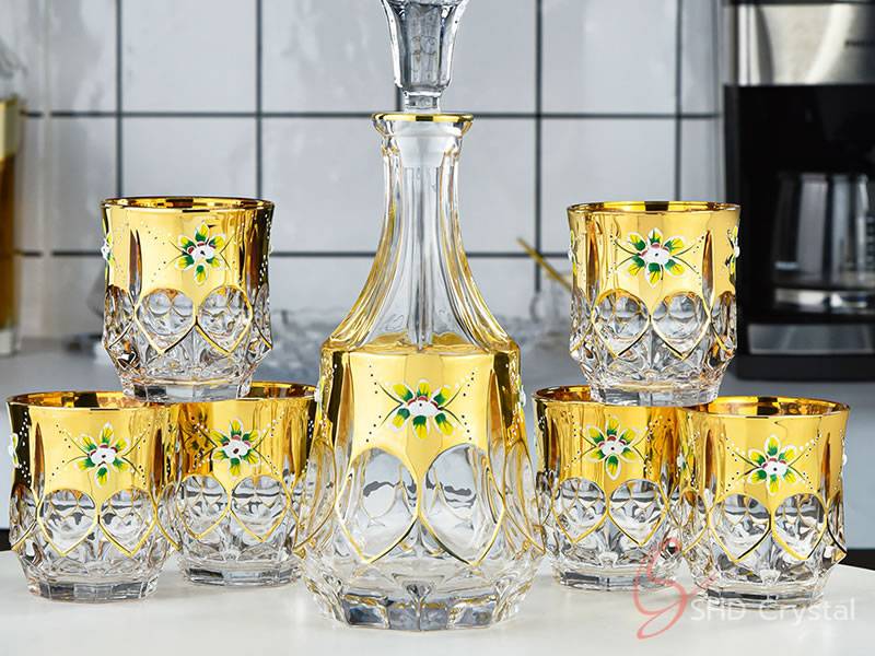 Custom crystal glass barware