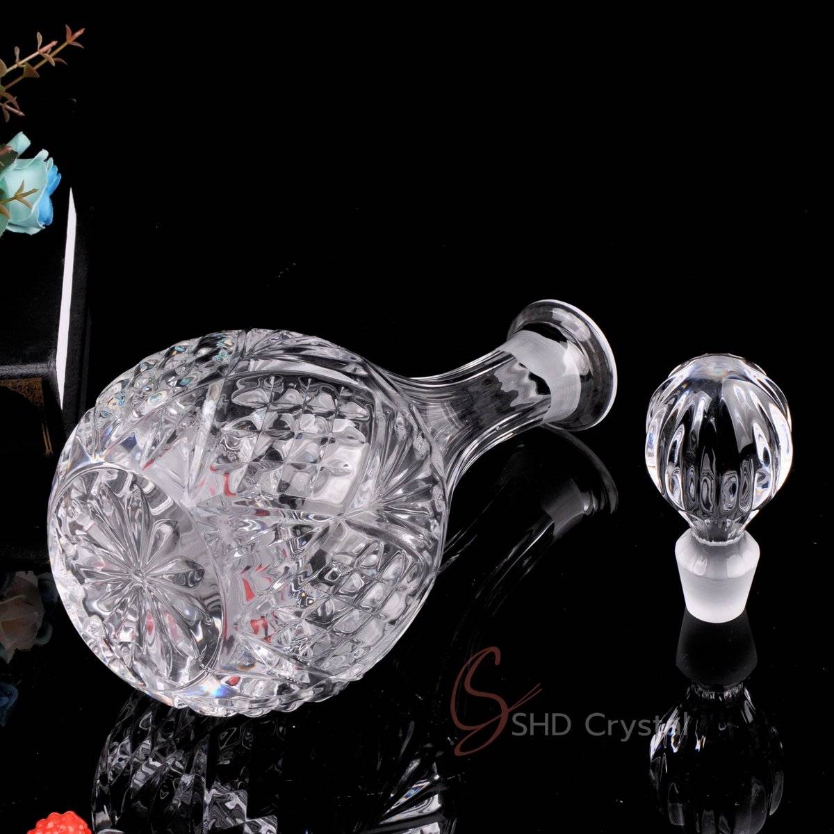 Clear Crystal Glass Decanter