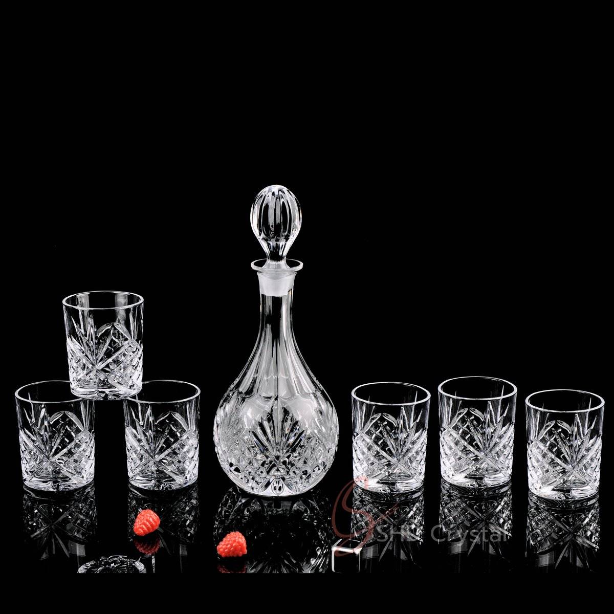 Clear Crystal Glass Decanter