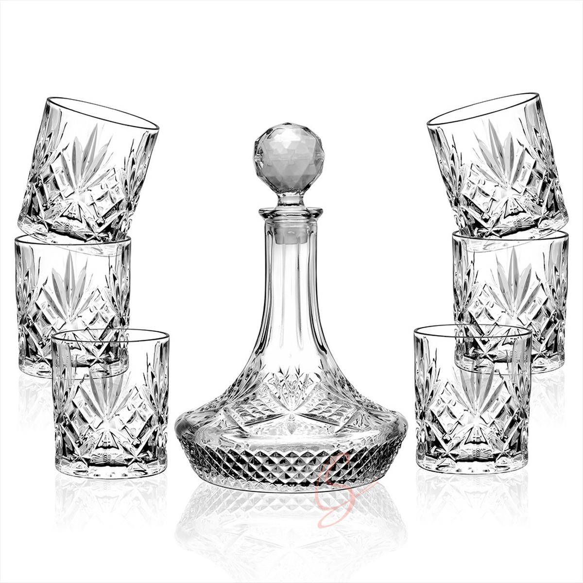 Clear Engraved Luxury Barware Set