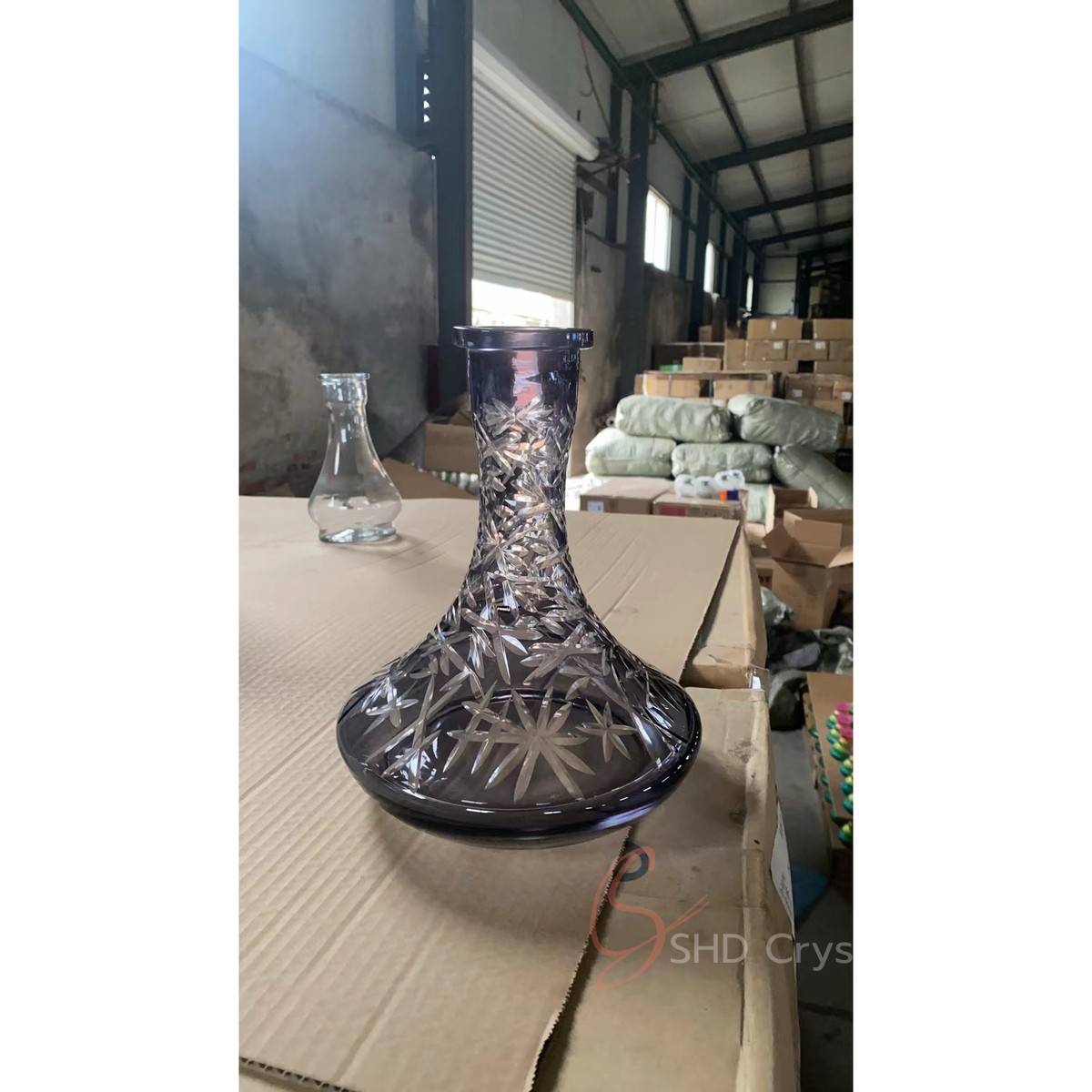 Engraved Wide Bottle Hookah Base