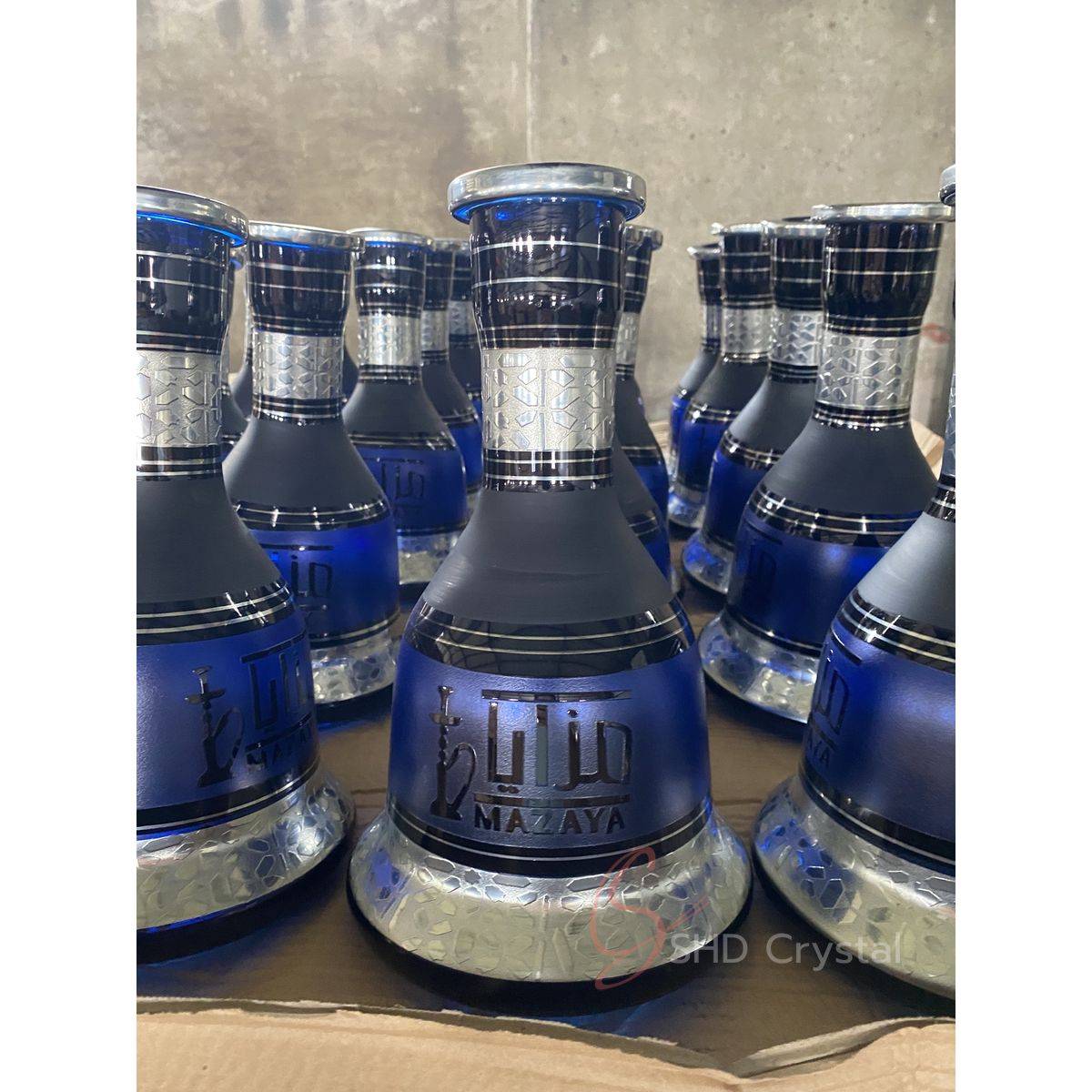 Exotic Dark Glass Hookah Base