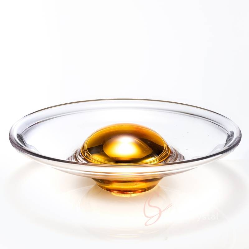 Clear Crystal Halo Serving Plate