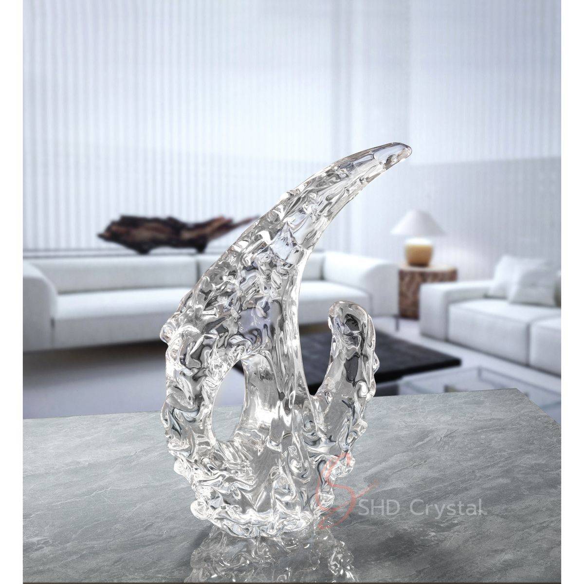 Ocean Coral Glass Sculpture