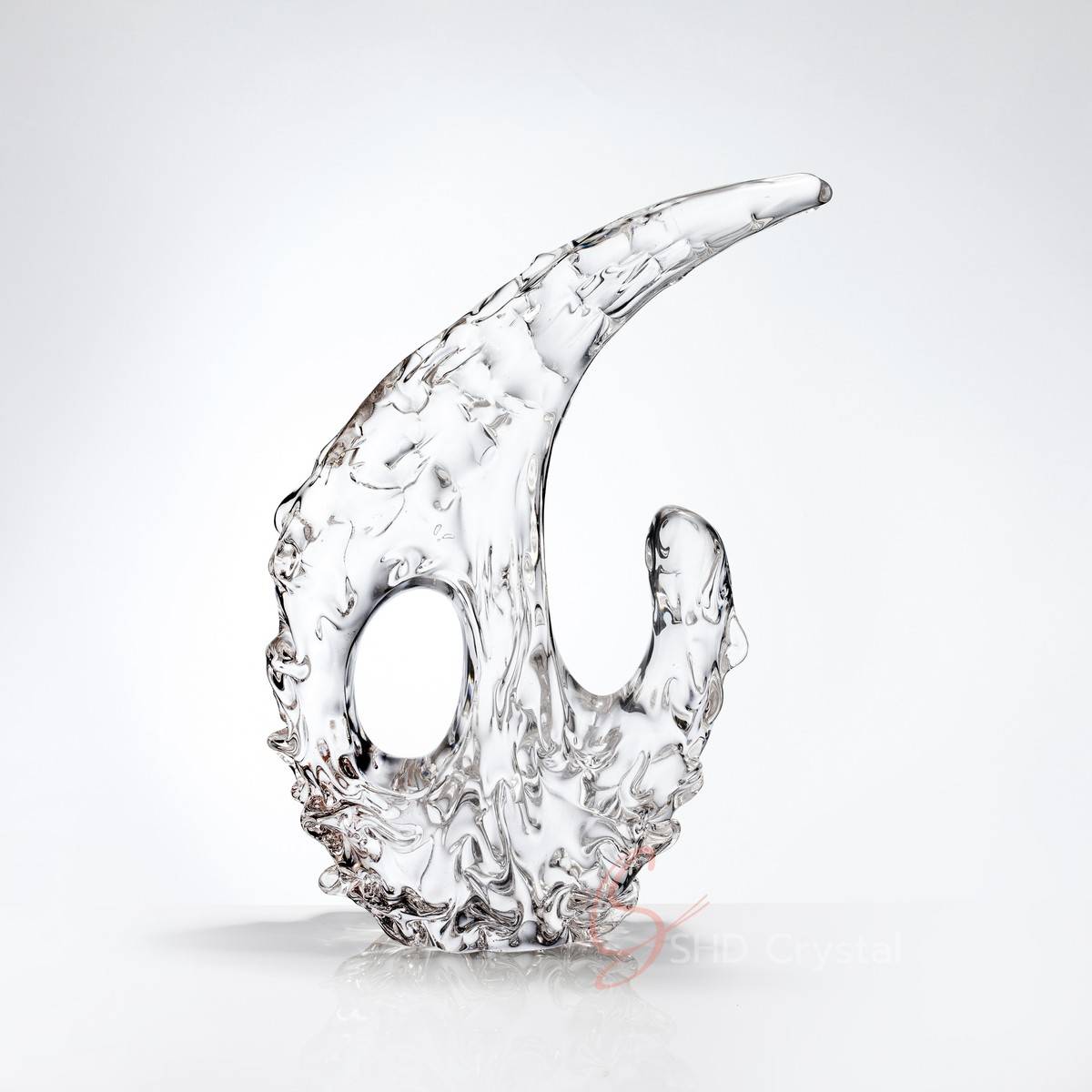 Ocean Coral Glass Sculpture