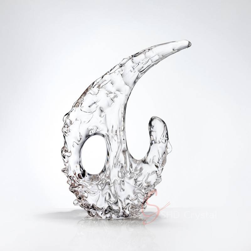 Ocean Coral Glass Sculpture