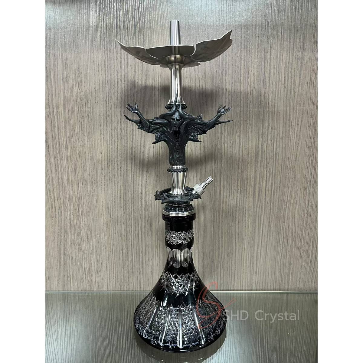 Enchanting Silver Coated Hookah Base