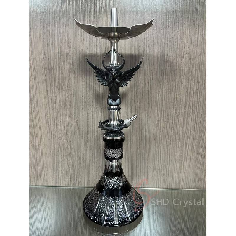 Enchanting Silver Coated Hookah Base