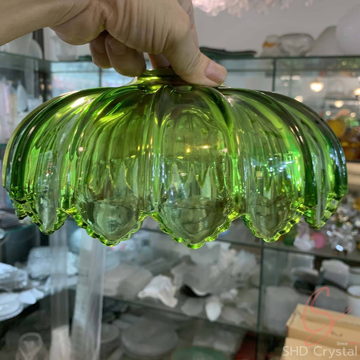 custom glass lampshade