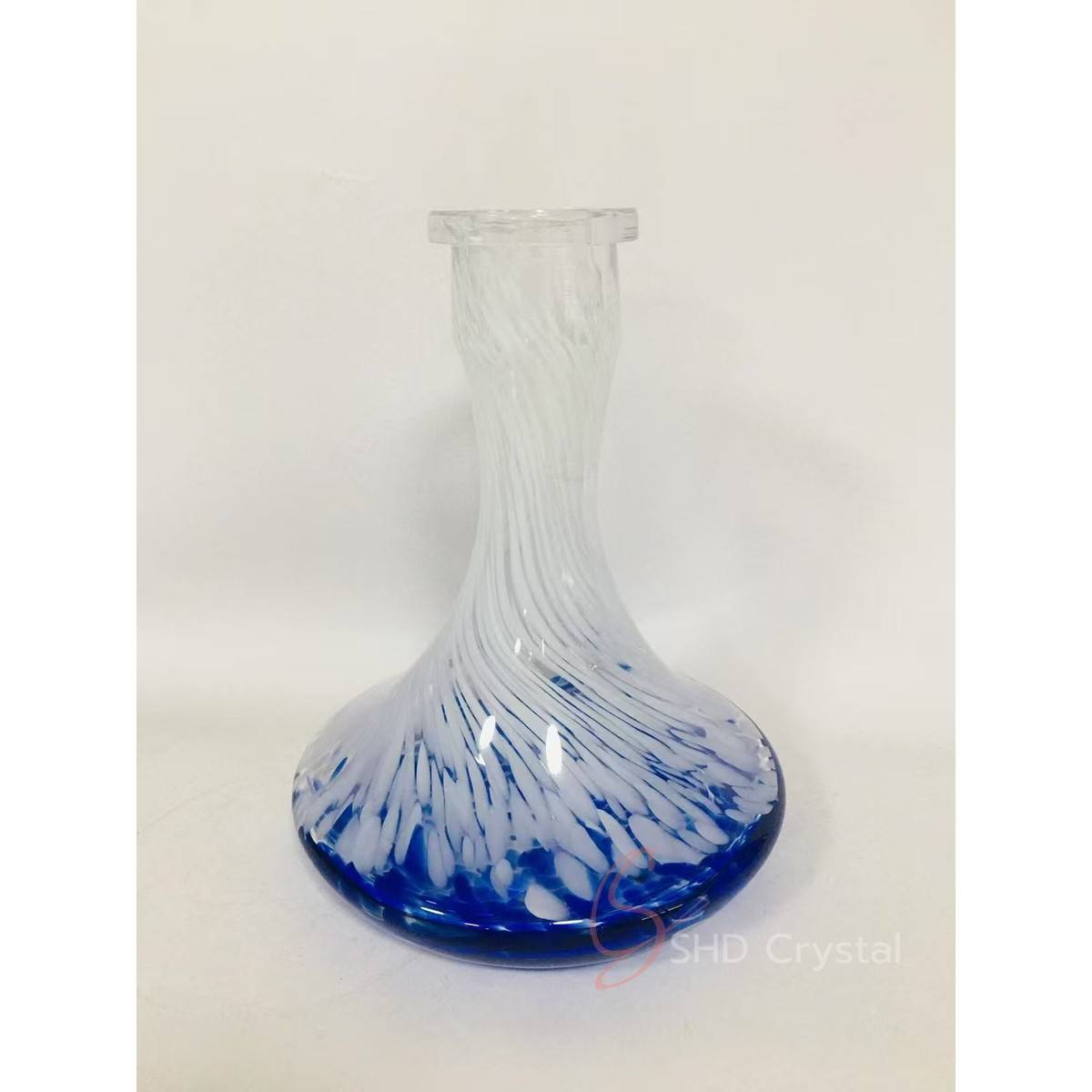 Glazed Gradient Transparent Hookah Base