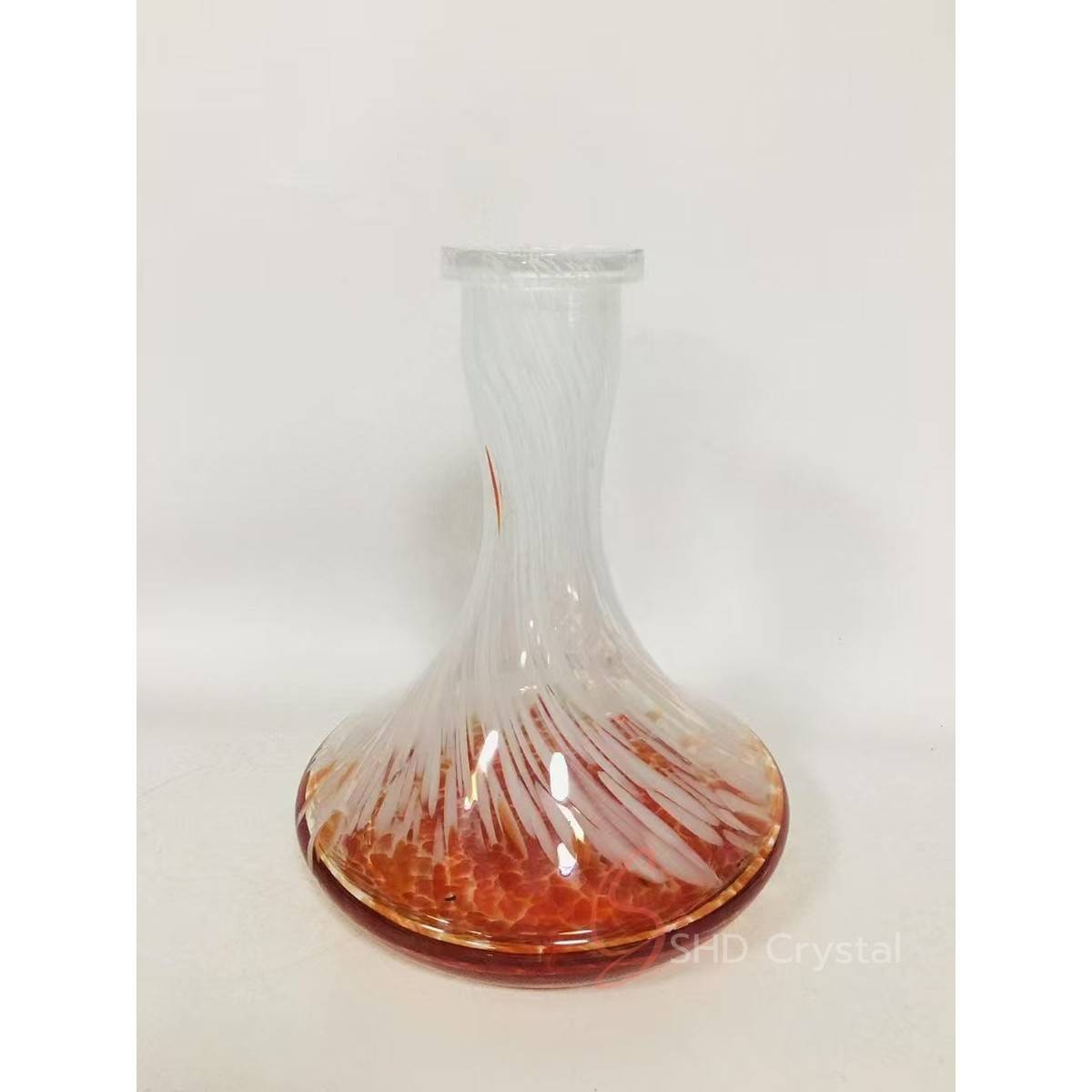 Glazed Gradient Transparent Hookah Base