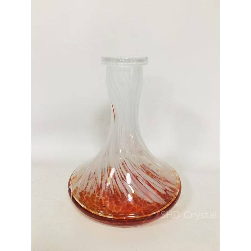 Glazed Gradient Transparent Hookah Base