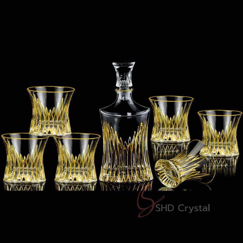 European Style Thickened Whiskey Barware Set (7 pieces)