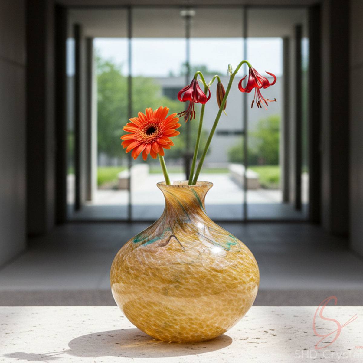 Dreamy Quicksand Crystal Vase