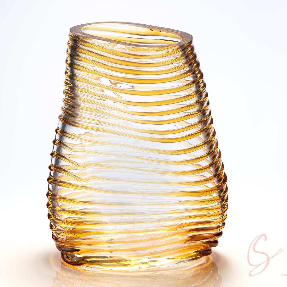 Heart of Beeswax Crystal Vase