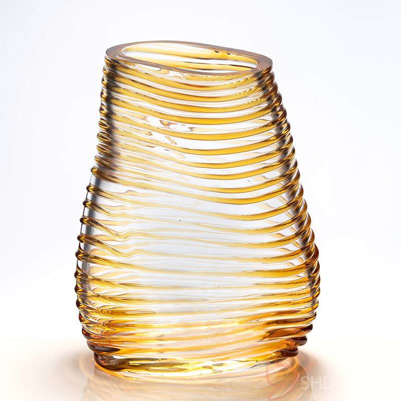 Heart of Beeswax Crystal Vase