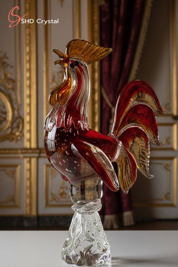 OEM decorative crystal glass manufacturing