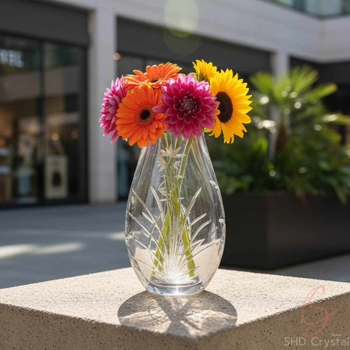 Plant Wonderland Crystal Vase