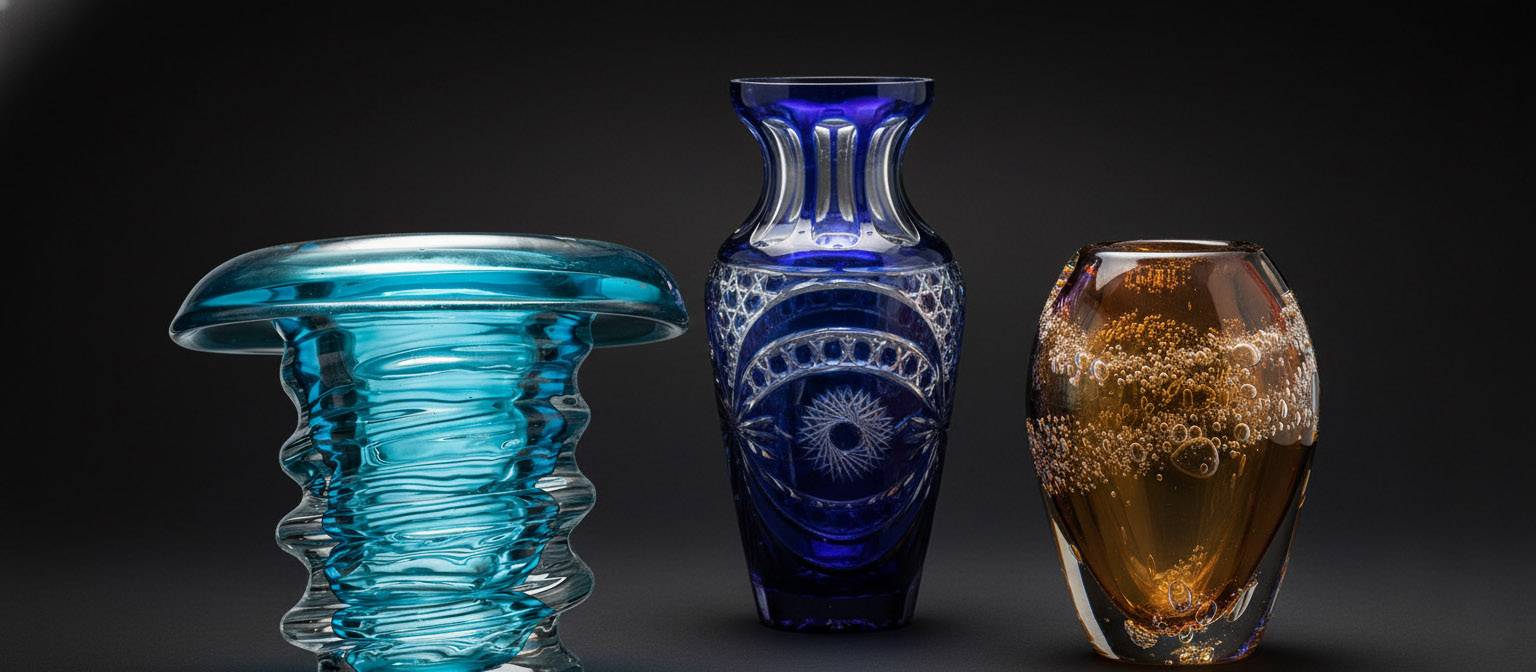 crystal vases