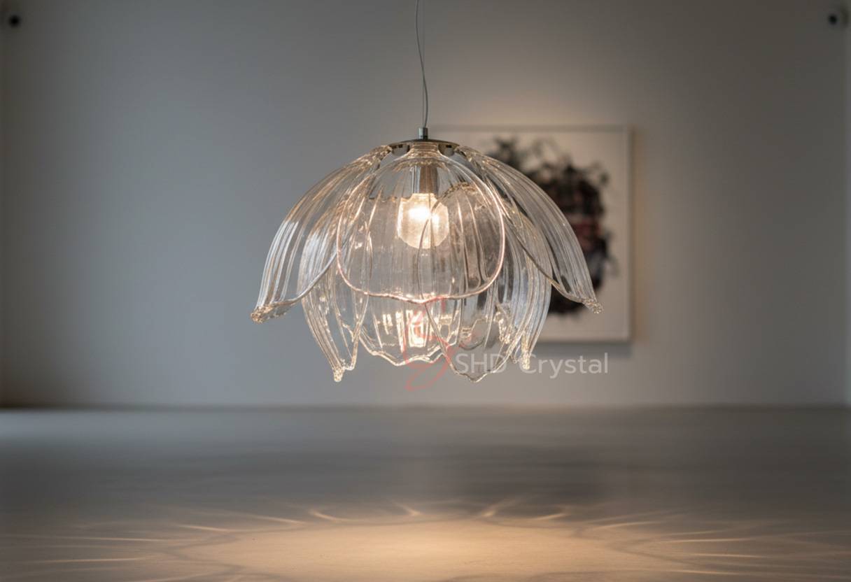 petal-shaped lampshade