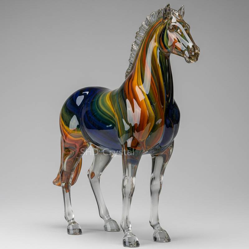 solid glass sculpture