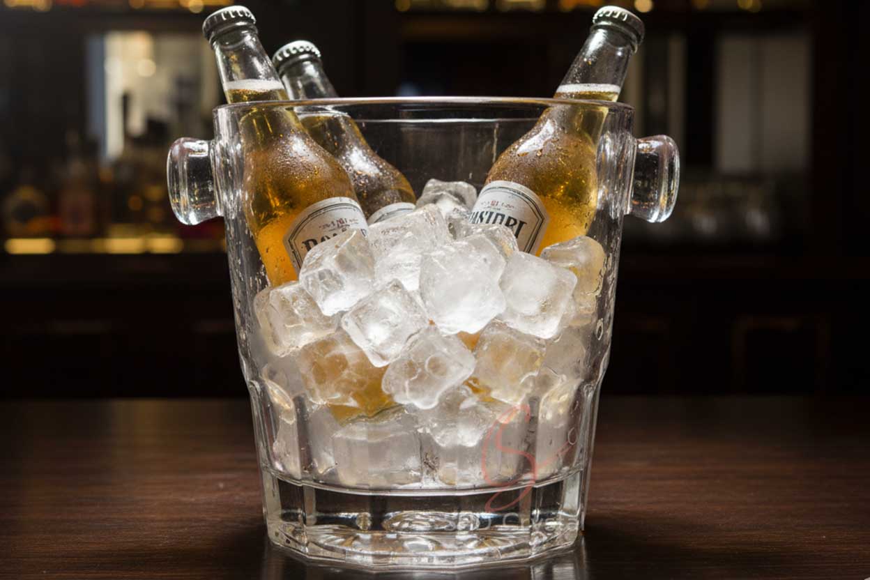 beer ice bucket cooler