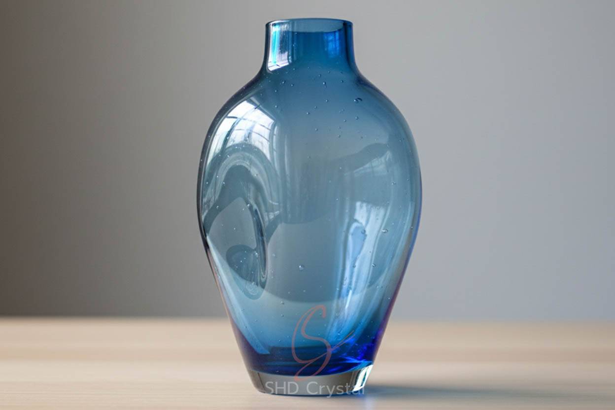 blue glass vase manufacturers