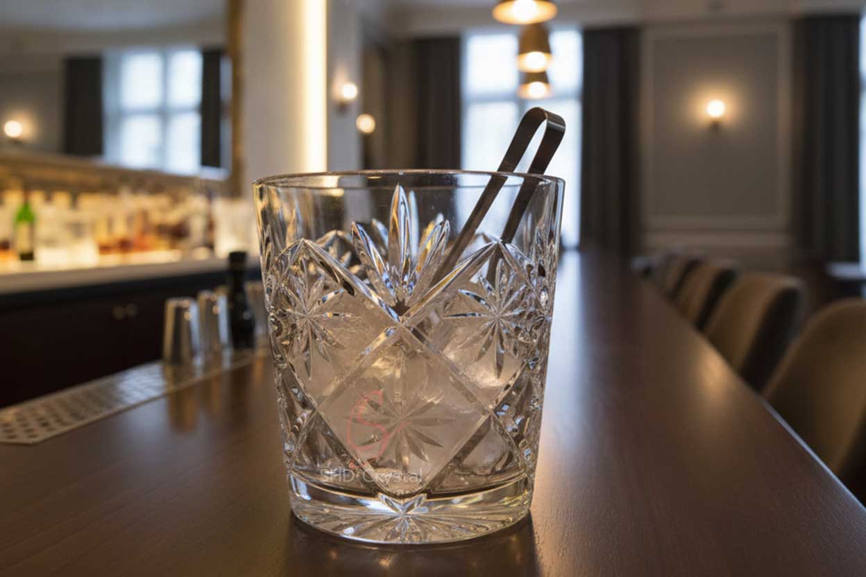 crystal ice bucket manufacturing