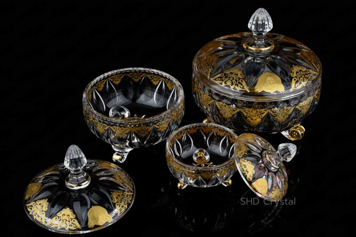 crystal lead glassware