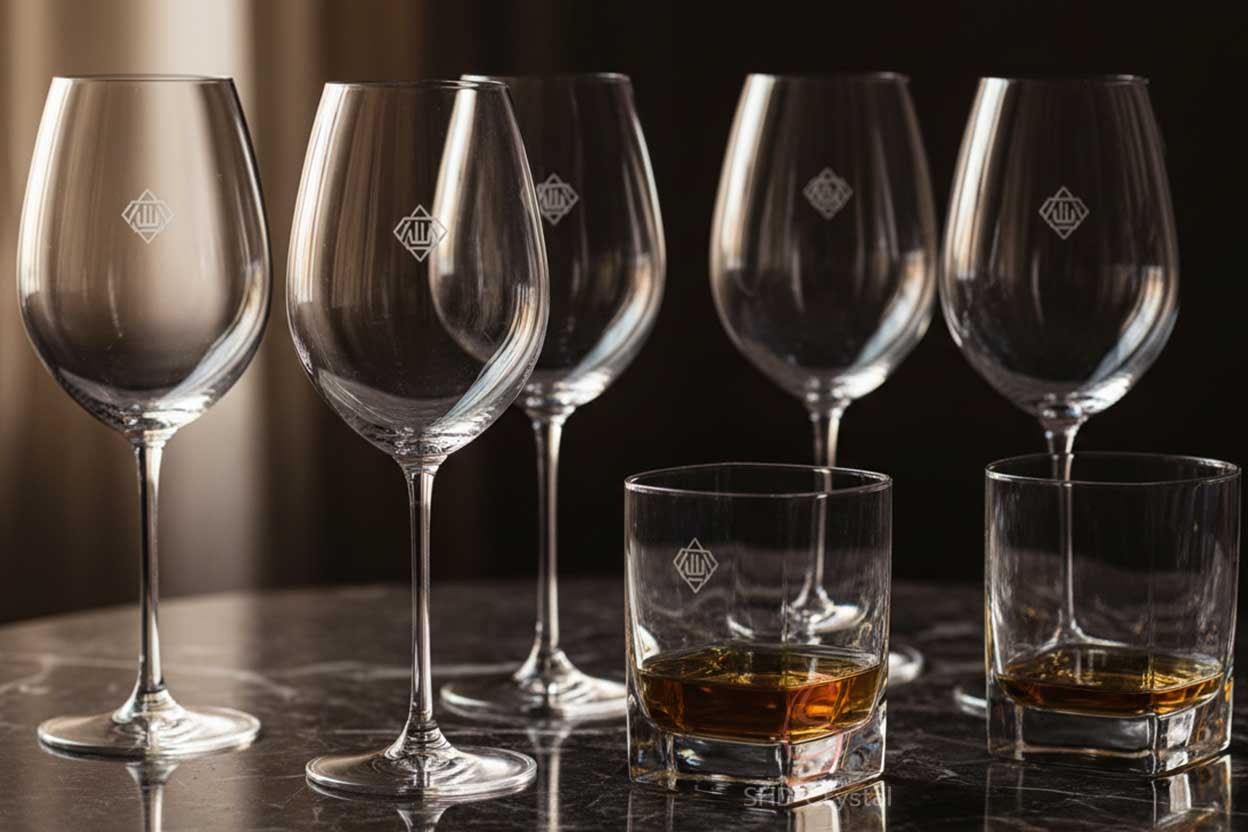 custom branded glassware