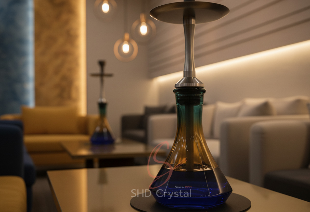 custom color glass hookah