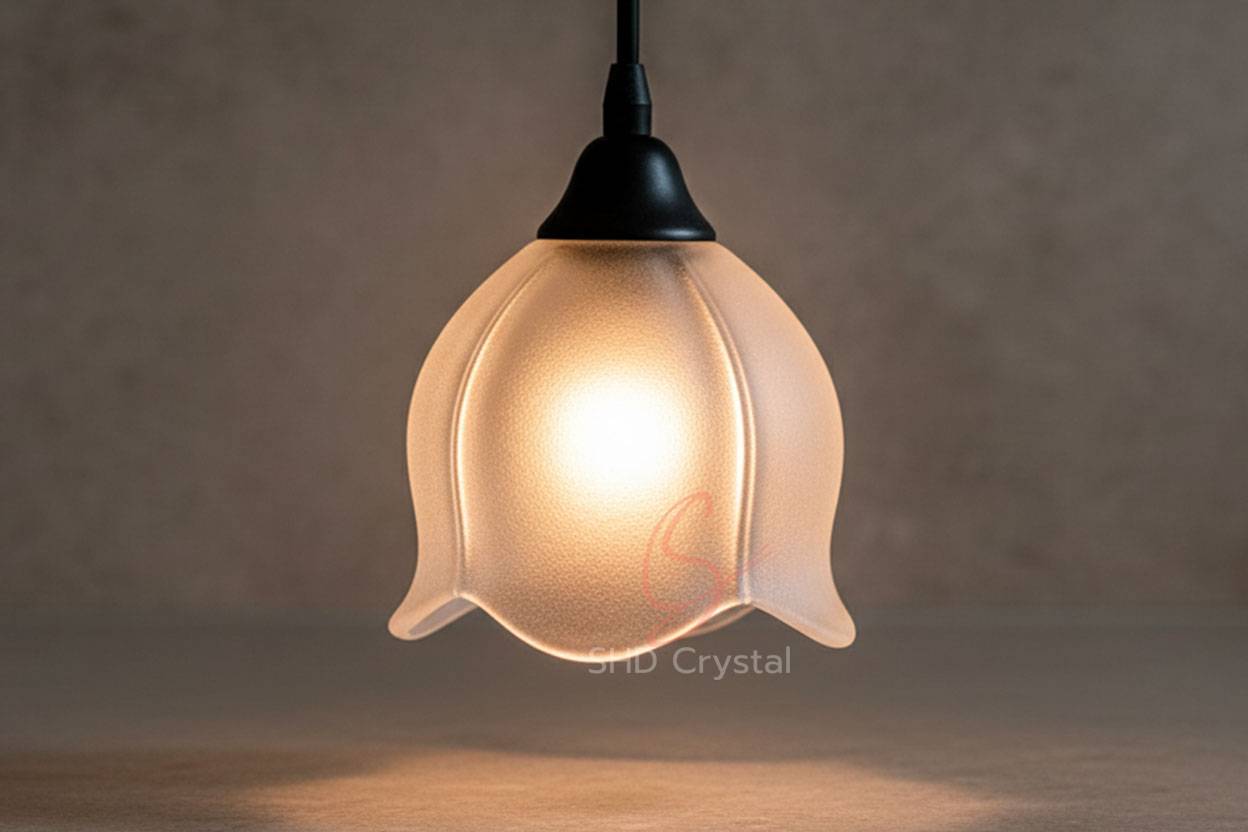 floral glass lampshades