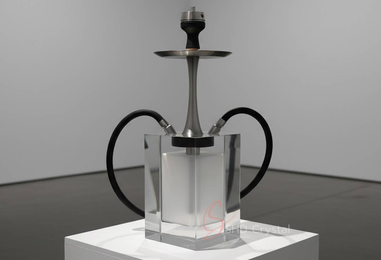 geometric glass base