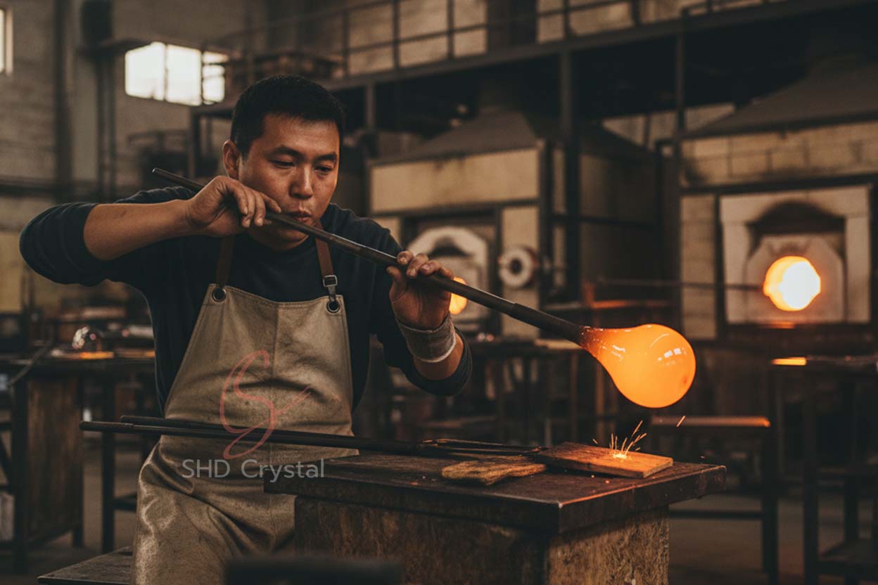 glass blowing factory