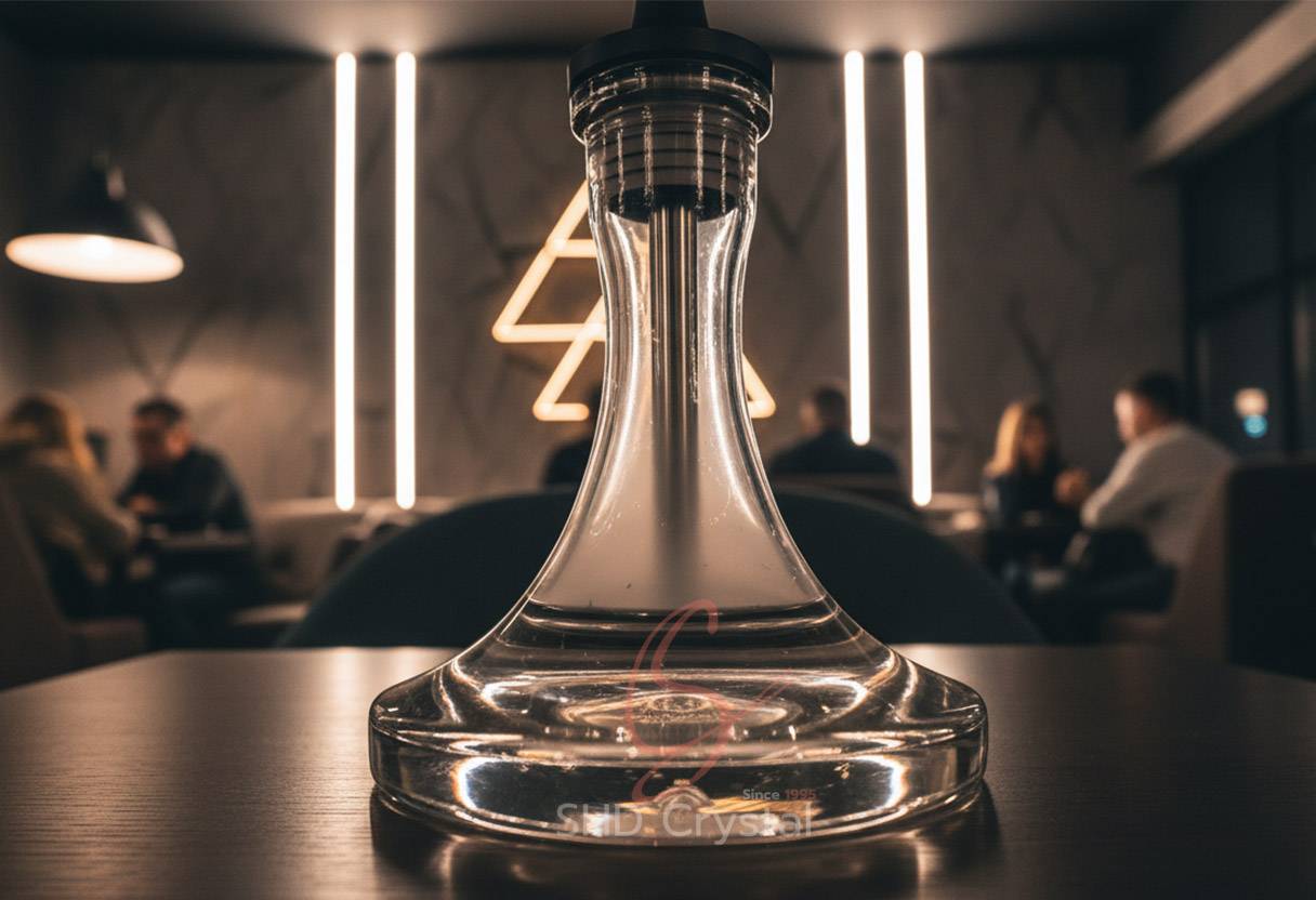 glass hookah construction