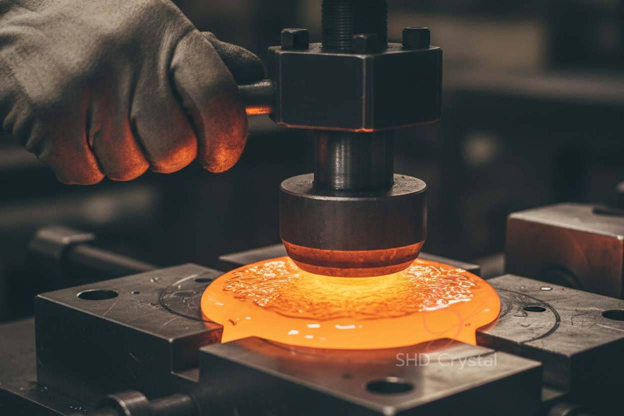 glass hot press forming