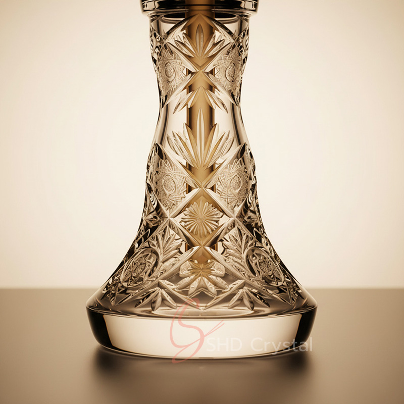 hand-cut crystal hookah