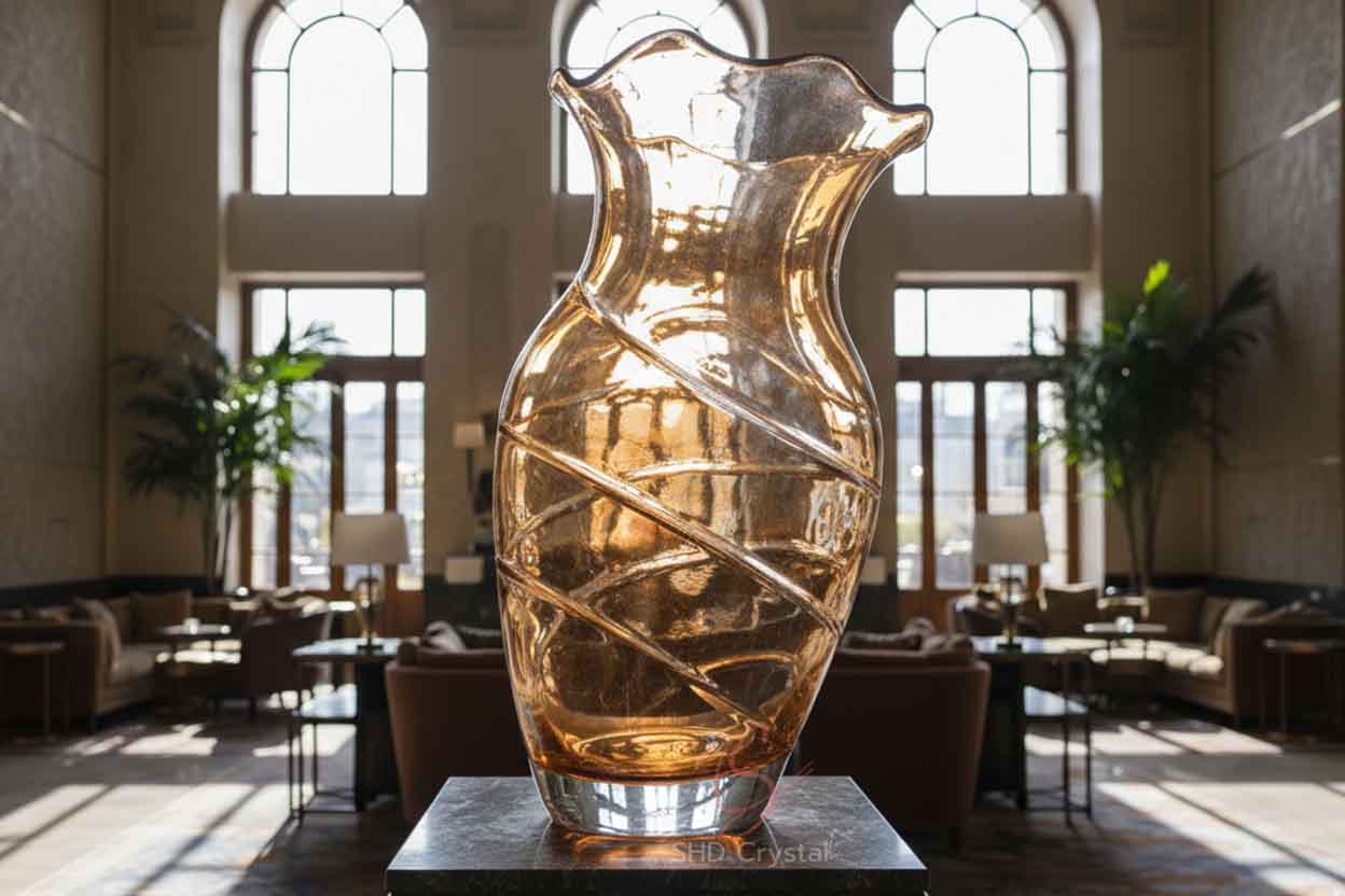 large crystal vase OEM