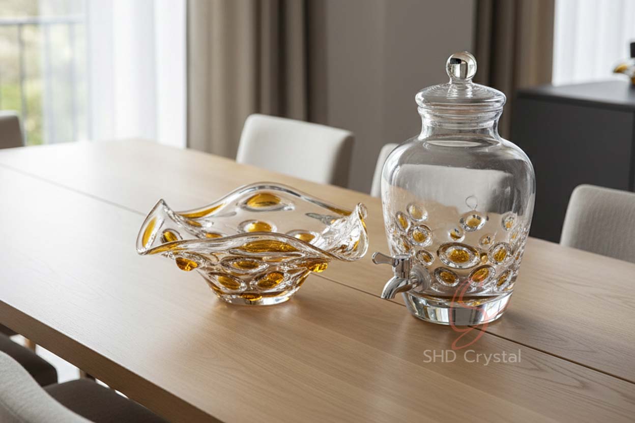 lead-free glass servewares