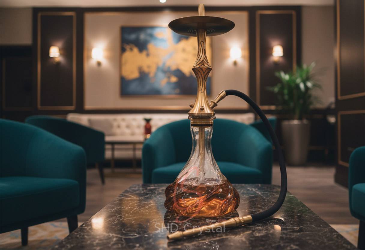 luxury glass shisha