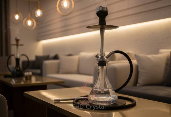 Shisha Update Modern Crystal Shisha for Minimal Luxury Design