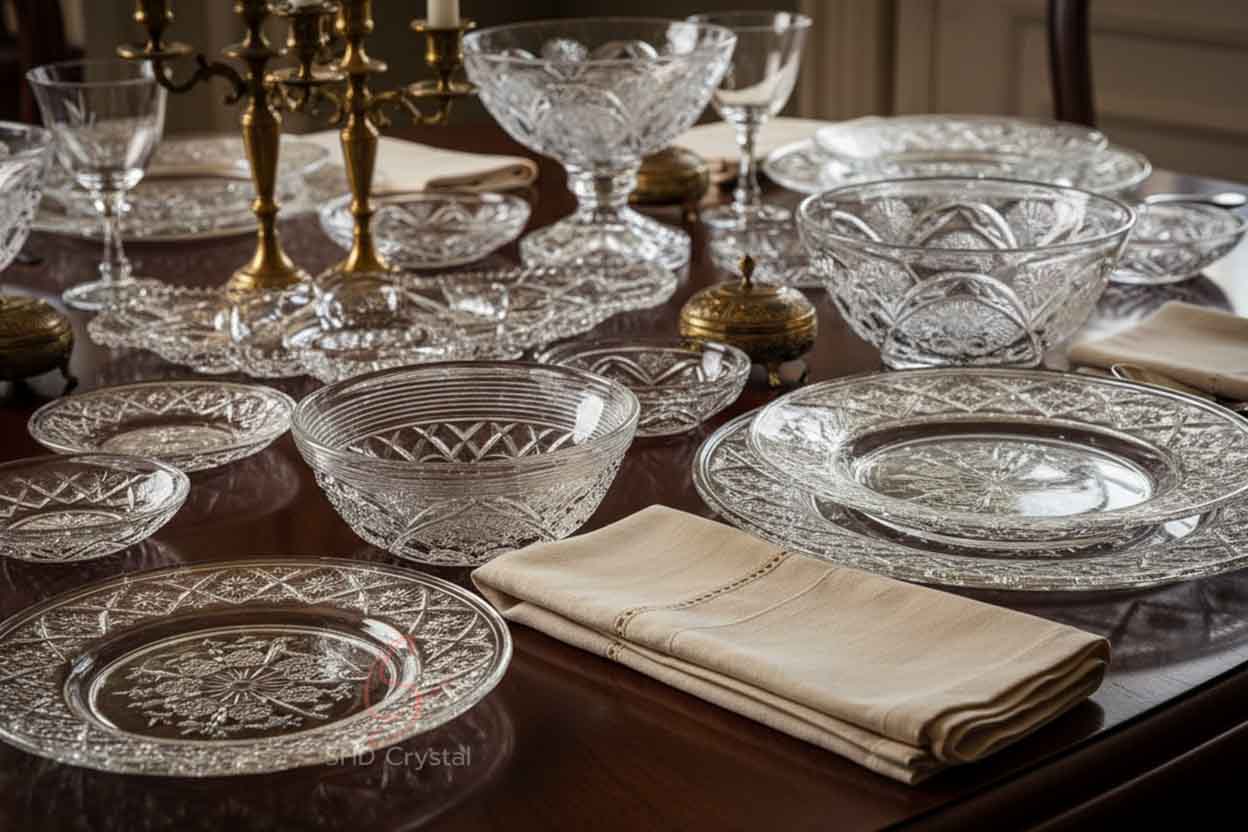 care for lead crystal tableware