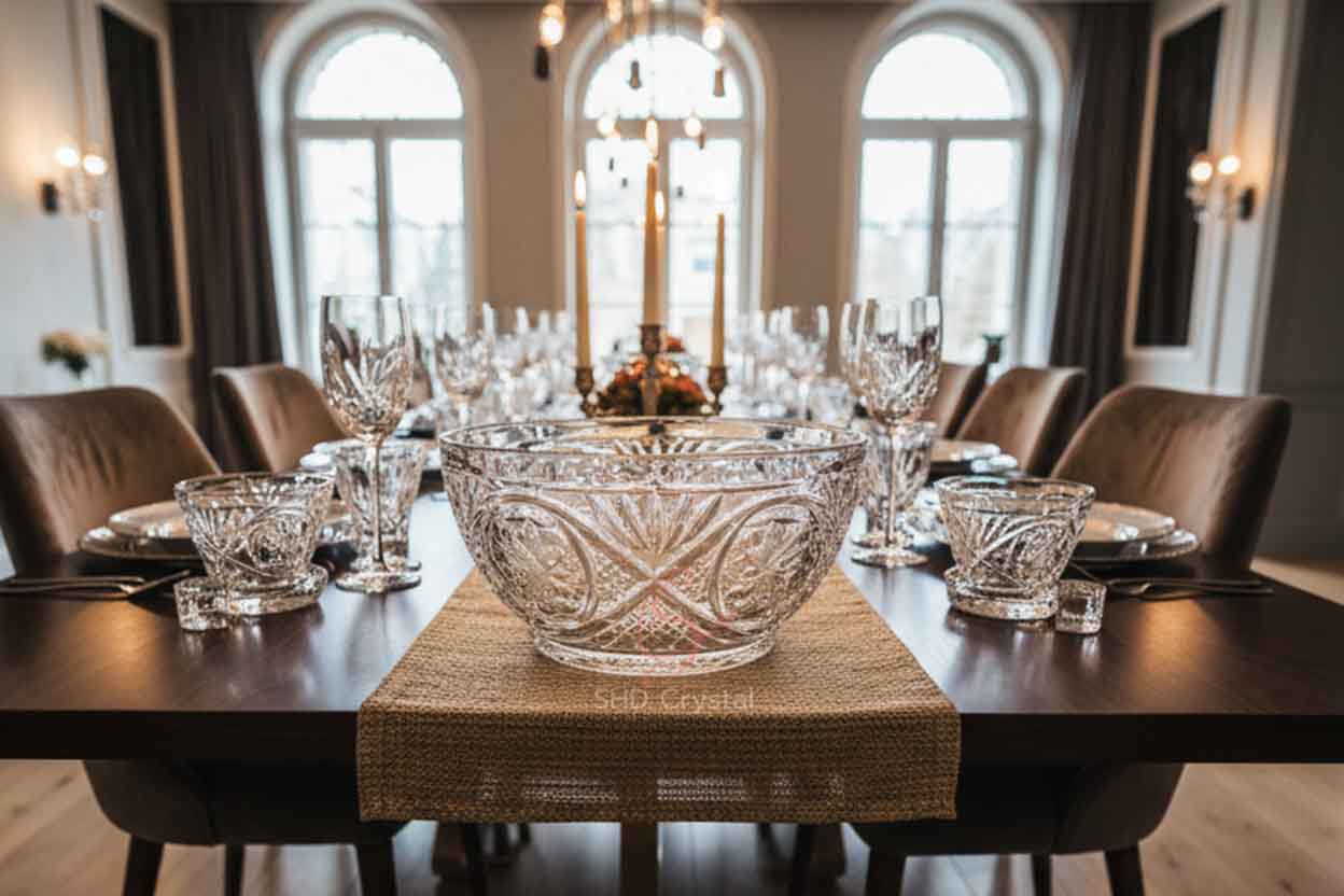 crafted from lead-free crystal