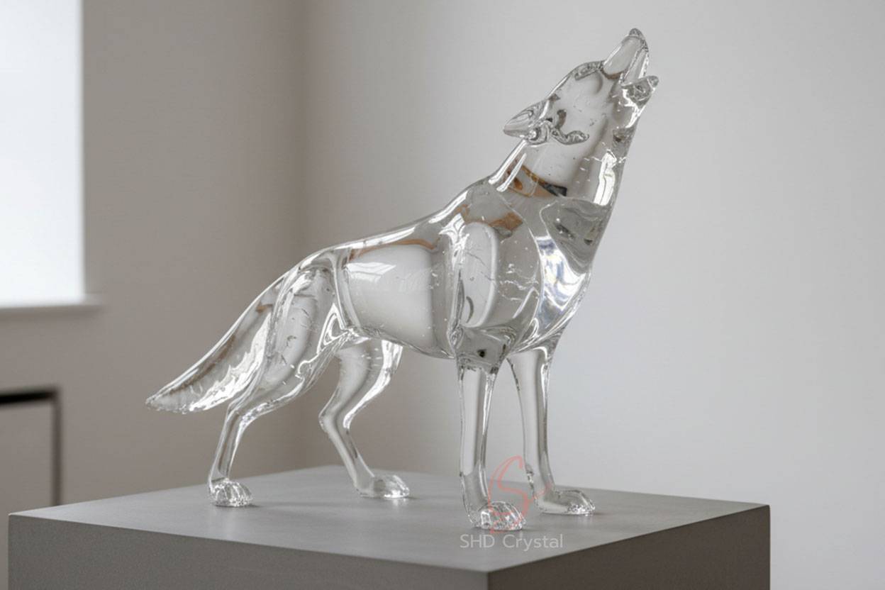 crystal animal figurines