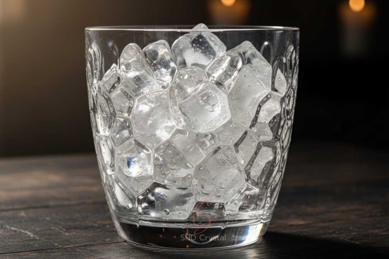 crystal glass cutting