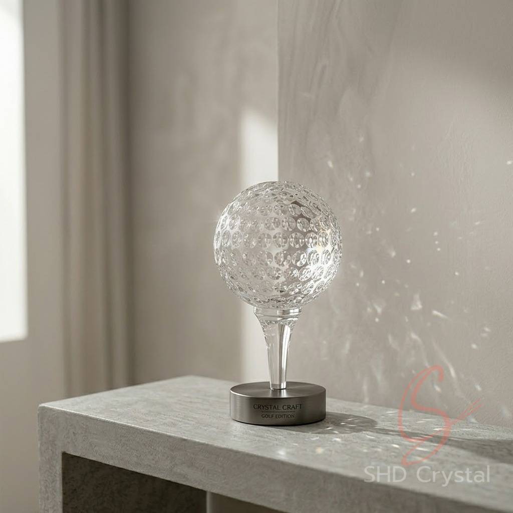 crystal glass golf OEM