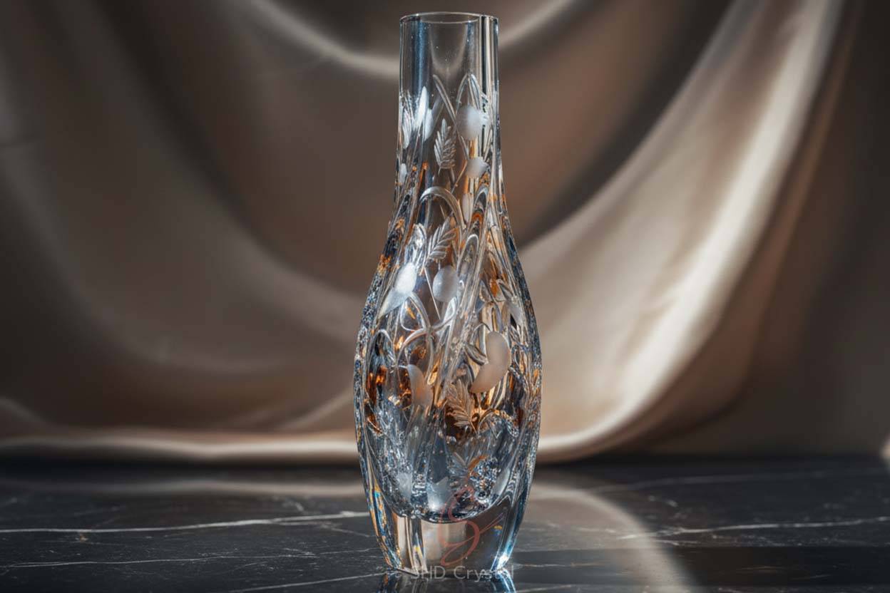 crystal vase