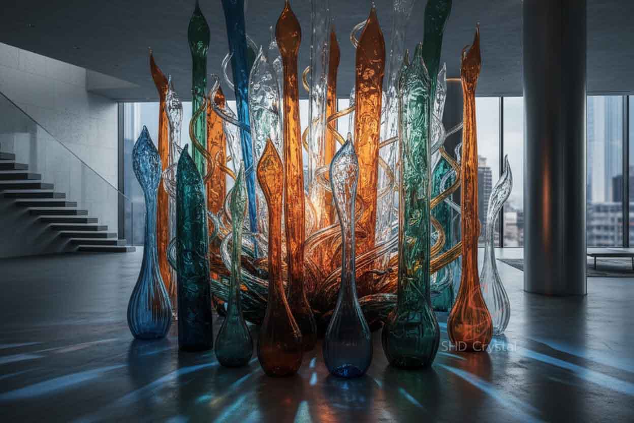 custom blown glass art